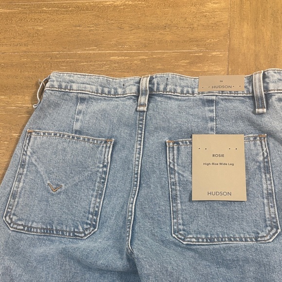 Hudson Jeans Light Blue Straight Leg Denim - Picture 3 of 5